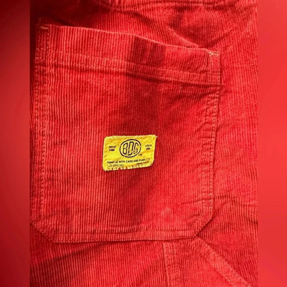 Urban outfitters corduroy pants straight leg Sz M distressed comfy - Picture 3 of 4